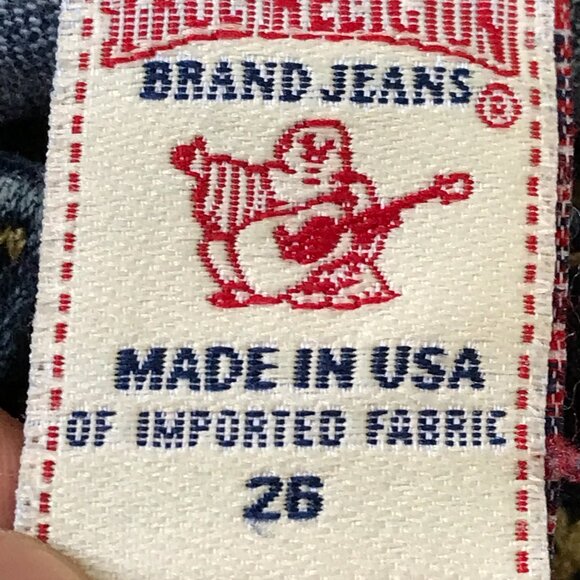 True Religion Women's Straight Leg Jeans - Dark Blue - Picture 3 of 13